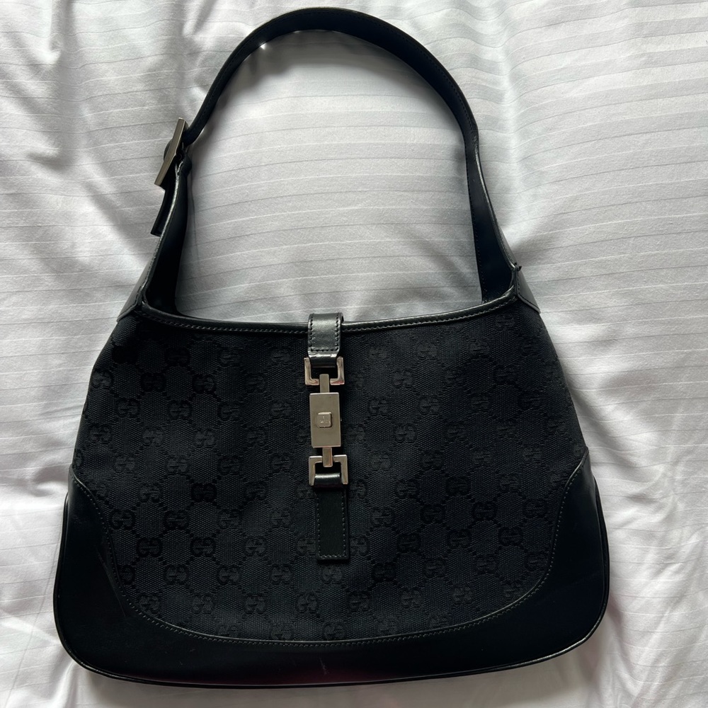 Gucci Jackie - Classic Black Guccicima Print